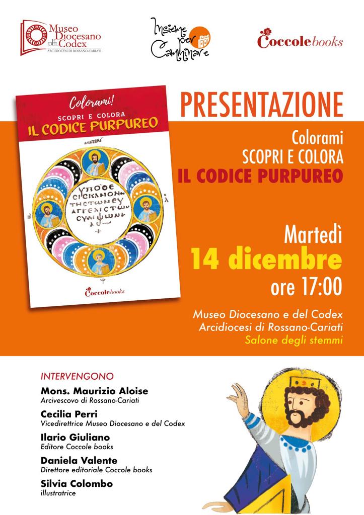 COLORAMI, scopri e colora il Codice Pupureo.